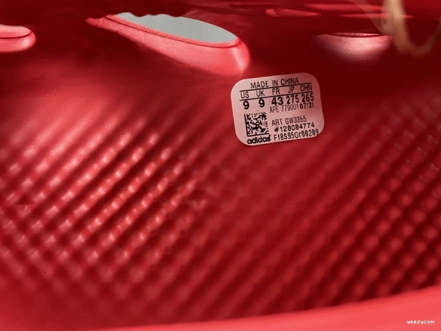 Foam Yeezy CW3355 Adidas Red 1202